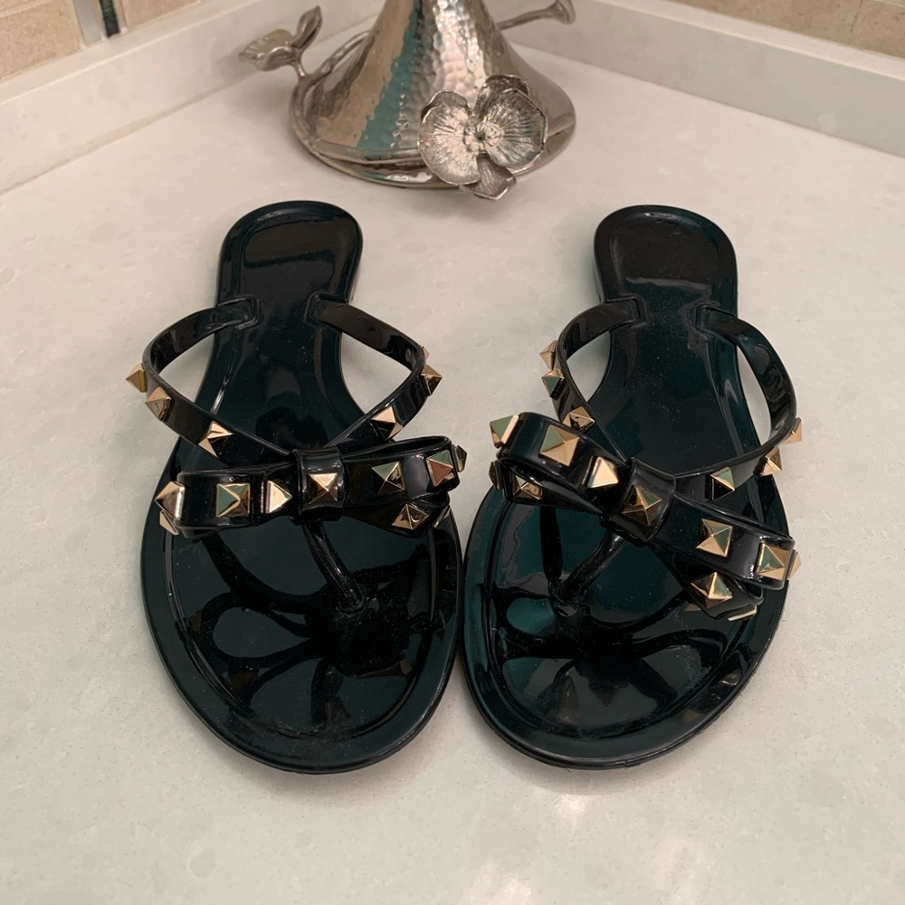 Rockstud Jelly Sandals